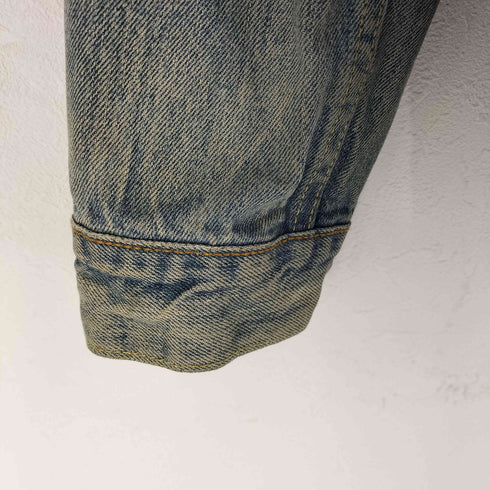 リーバイス Levis Raw Denim Front Button Trucker Jacket/ メンズ import:L