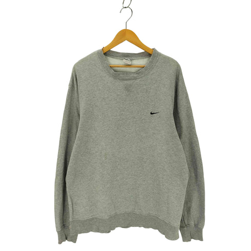 ナイキ NIKE 00s ワンポイント刺しゅうスウェット メンズ JPN:XXL