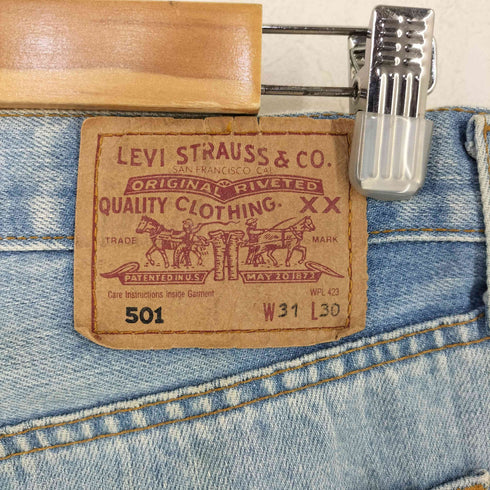 リーバイス Levis 501 ユーロモデル ストレートデニムパンツ ボタン裏252 メンズ 31/30