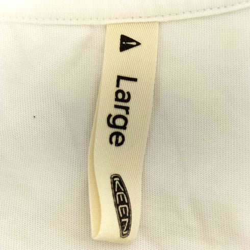 キーン KEEN プリント クルーネック半袖Tシャツ メンズ JPN:L