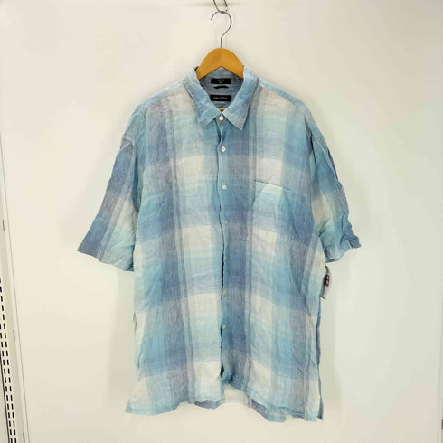 ノーティカ NAUTICA 00s リネン チェック柄シャツ メンズ JPN:XXL