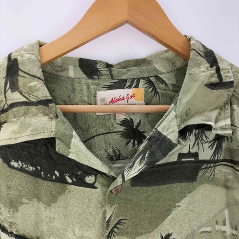 ALOHA GOE ボタニカル柄シャツ メンズ JPN:XXL
