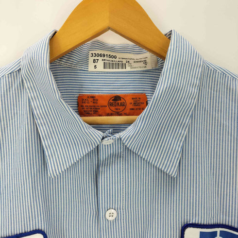 レッドキャップ RED KAP ストライプワークシャツ メンズ 3XL