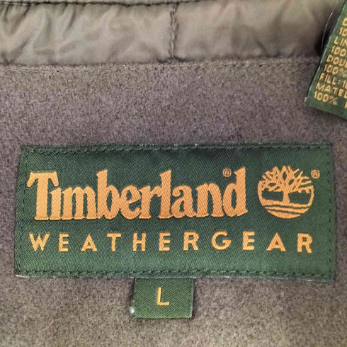 ティンバーランド Timberland 00s 袖レザー ウールスタジャン 裏地キルティング メンズ JPN:L