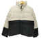 トミーヒルフィガー TOMMY HILFIGER ロゴワッペン 比翼 バイカラー ダウン ジャケット レディース import:XL