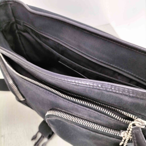コーチ COACH 00S レザー切替キャンバスショルダーバッグ メンズ