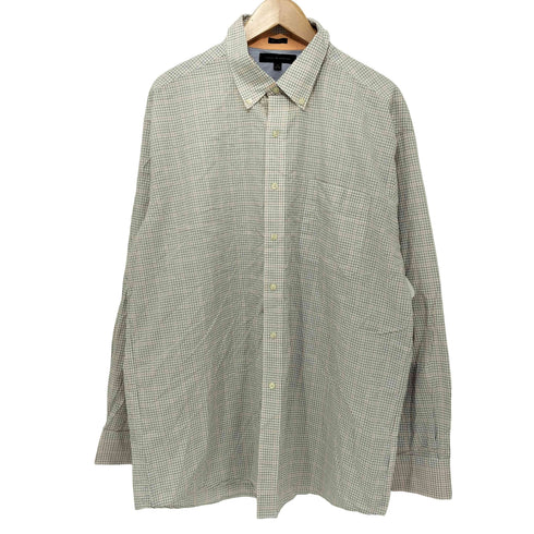 トミーヒルフィガー TOMMY HILFIGER REGULAR FIT チェック柄 ボタンダウン L/S シャツ メンズ 17 34-35