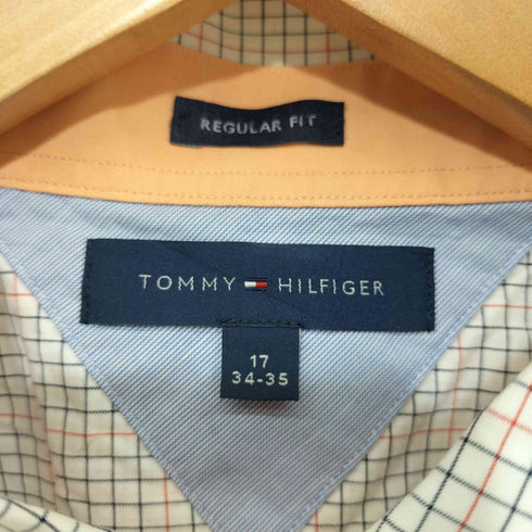 トミーヒルフィガー TOMMY HILFIGER REGULAR FIT チェック柄 ボタンダウン L/S シャツ メンズ 17 34-35