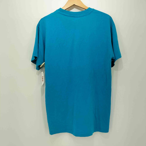 90S USA製 HANESボディ スタッズ コットンポリ シングルステッチ S/S クルーネック Tシャツ メンズ import:L