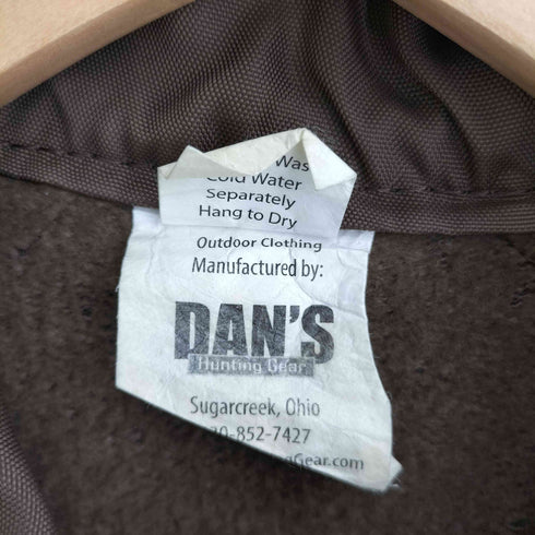 Dan's hunting gear ダンズハンティングギア USA製 ナイロン ジップアップ ハンティングブルゾン メンズ import:M