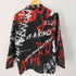 L/S 総柄 プリントシャツ メンズ M-L
