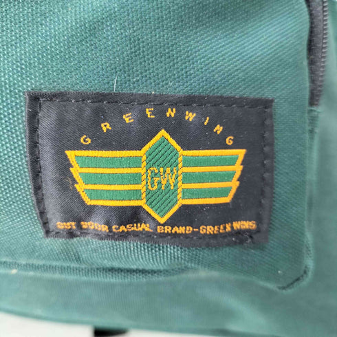 GREENWING フロントロゴワッペンバックパック メンズ