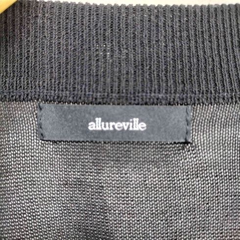 アルアバイル allureville シアーコイルヤーンカーディガン レディース 2