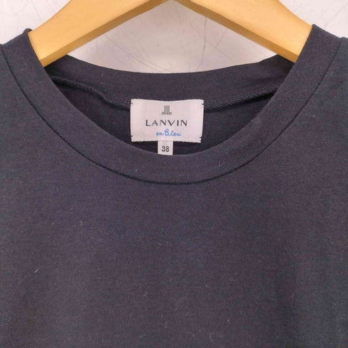 ランバンオンブルー LANVIN en Bleu コクーンスリーブコンビカットソー レディース 38