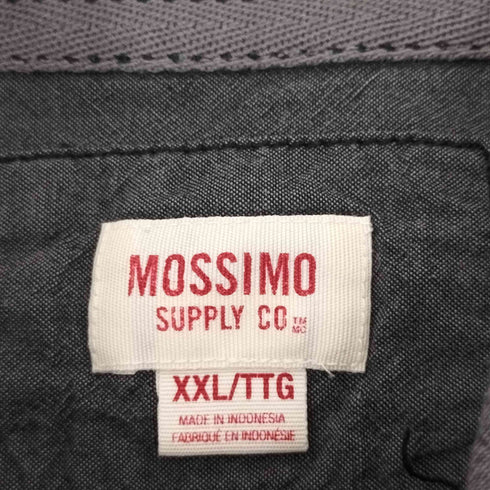 モッシモ MOSSIMO ワンポケットポケットS/Sシャツ メンズ import:XXL