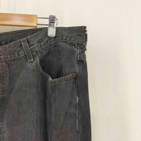 リーバイス Levis アメリカ製456刻印 501デニムパンツ 先染め ブラック メンズ W40 L32