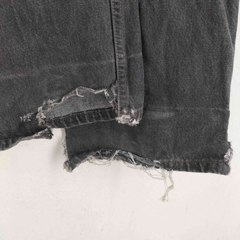 リーバイス Levis アメリカ製456刻印 501デニムパンツ 先染め ブラック メンズ W40 L32