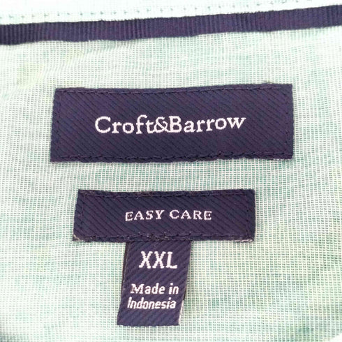 クラフトアンドバロー Croft&Barrow EASY CARE ワンポケットS/Sシャツ メンズ JPN:XXL