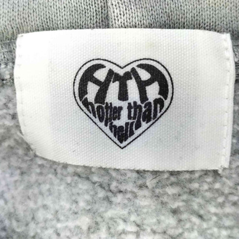 HTH(Hotter than Hell) vintage like Heart Logo Hoodie レディース FREE