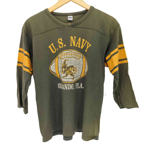 DUBBLEWORKS U.S NAVY 7分丈Tシャツ レディース import:S