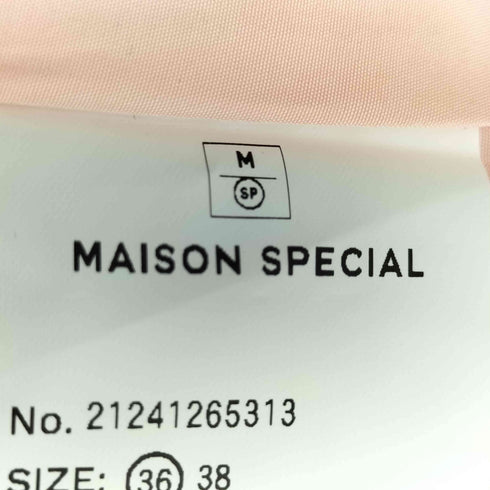 メゾンスペシャル MAISON SPECIAL Side Ribbon Voluminous Rompers サイドリボンボリュームロンパース レディース 36