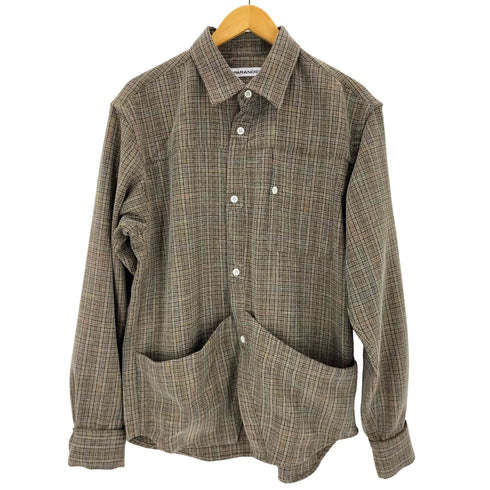 パラノイド PARANOID 25SS Crossed Check Pocket Shirt 【BRN】 メンズ JPN:L