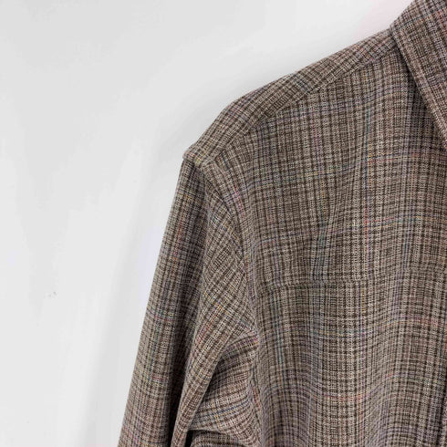 パラノイド PARANOID 25SS Crossed Check Pocket Shirt 【BRN】 メンズ JPN:L