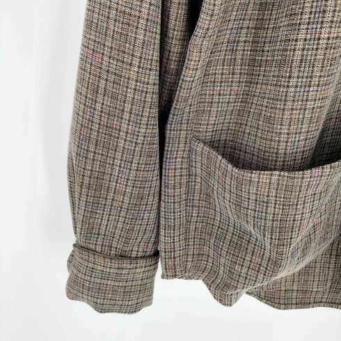 パラノイド PARANOID 25SS Crossed Check Pocket Shirt 【BRN】 メンズ JPN:L