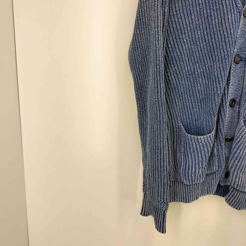 デニムアンドサプライ ラルフローレン DENIM & SUPPLY RALPH LAUREN リブ編み インディゴ コットン カーディガン メンズ import:S