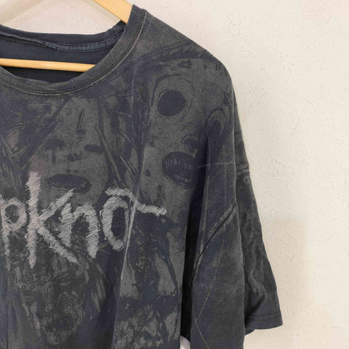 オールオーバーパターン バンドTシャツ メンズ