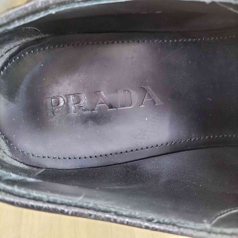 プラダ PRADA プレーントゥ オックスフォードシューズ メンズ 8