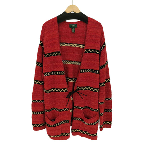 ローレンラルフローレン LAUREN RALPH LAUREN ネイティブ リネンコットン カーディガン ガウン メンズ JPN:XL