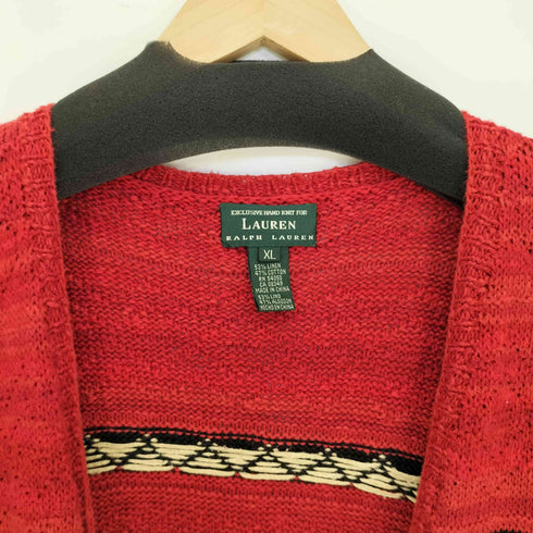 ローレンラルフローレン LAUREN RALPH LAUREN ネイティブ リネンコットン カーディガン ガウン メンズ JPN:XL