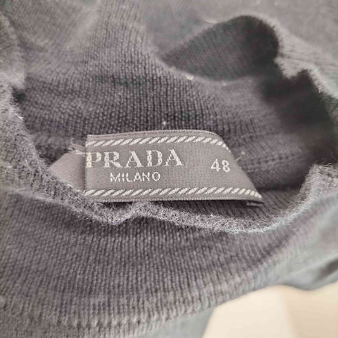 プラダ PRADA 21AW ウールニット モックネックセーター メンズ 48