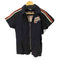 ハーレーダビッドソン HARLEY-DAVIDSON 両面刺繍デザイン S/S ジップシャツ メンズ import:L