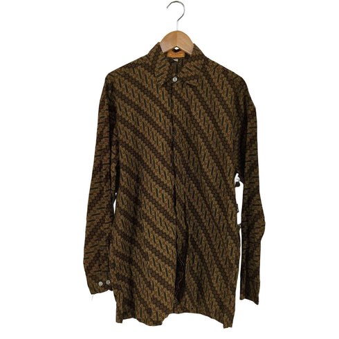 TOYA COLLECTION バティック レギュラーカラーシャツ メンズ import:XL