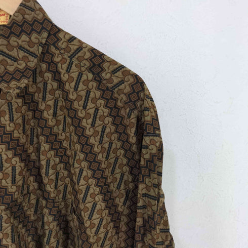 TOYA COLLECTION バティック レギュラーカラーシャツ メンズ import:XL
