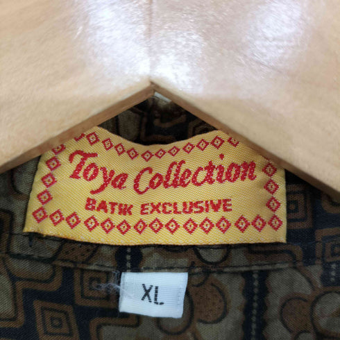 TOYA COLLECTION バティック レギュラーカラーシャツ メンズ import:XL