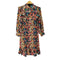 シーイン SHEIN fruda kahlo 花柄フリルシャツワンピース レディース import:XS