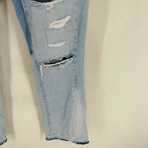 ザラ ZARA ダメージ加工 フレアデニムパンツ メンズ 38