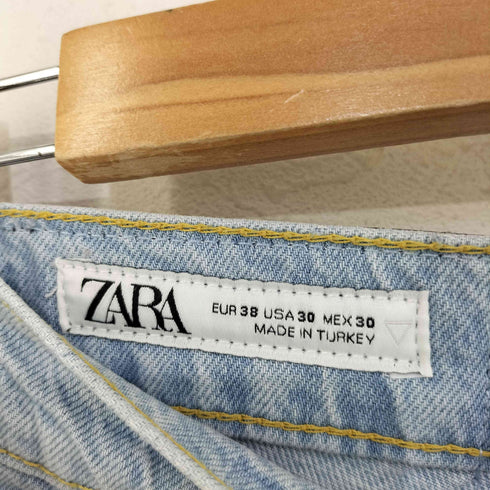 ザラ ZARA ダメージ加工 フレアデニムパンツ メンズ 38