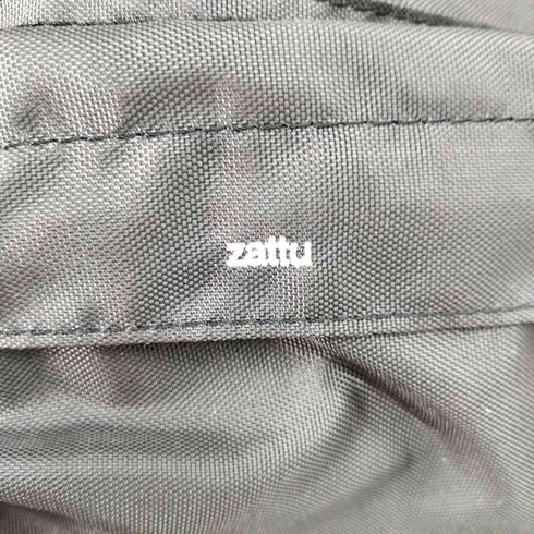 zaffu フロントロゴナイロンショルダーバック メンズ