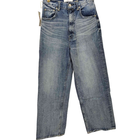 アズールバイマウジー AZUL by moussy 23AW HIGH WAIST DENIM WIDE ハイウエストデニムワイド レディース JPN:M