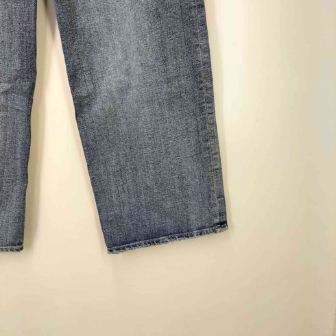アズールバイマウジー AZUL by moussy 23AW HIGH WAIST DENIM WIDE ハイウエストデニムワイド レディース JPN:M