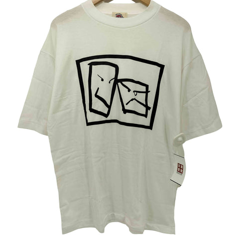90-000S お笑い番組 芸人デザイン プリント S/S クルーネック Tシャツ メンズ