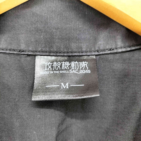 アニメロゴ刺繍半袖シャツ メンズ M