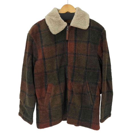 ウールリッチ WOOLRICH 襟ボア チェックスウィングトップ メンズ import:M