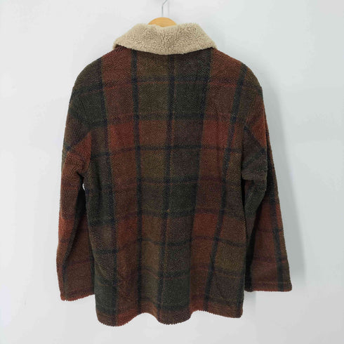 ウールリッチ WOOLRICH 襟ボア チェックスウィングトップ メンズ import:M