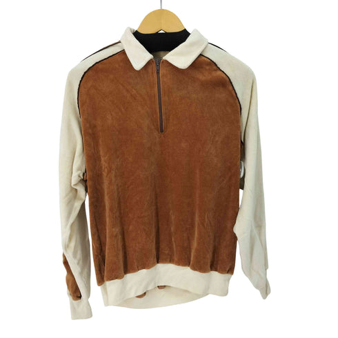VIVANT MADE IN USA パイル地 L/S ハーフシップポロシャツ メンズ import:XL