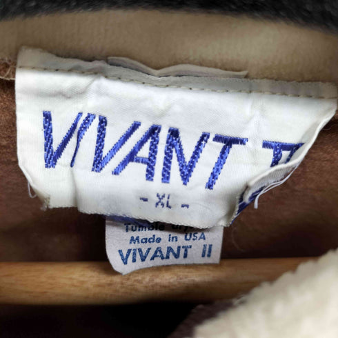 VIVANT MADE IN USA パイル地 L/S ハーフシップポロシャツ メンズ import:XL